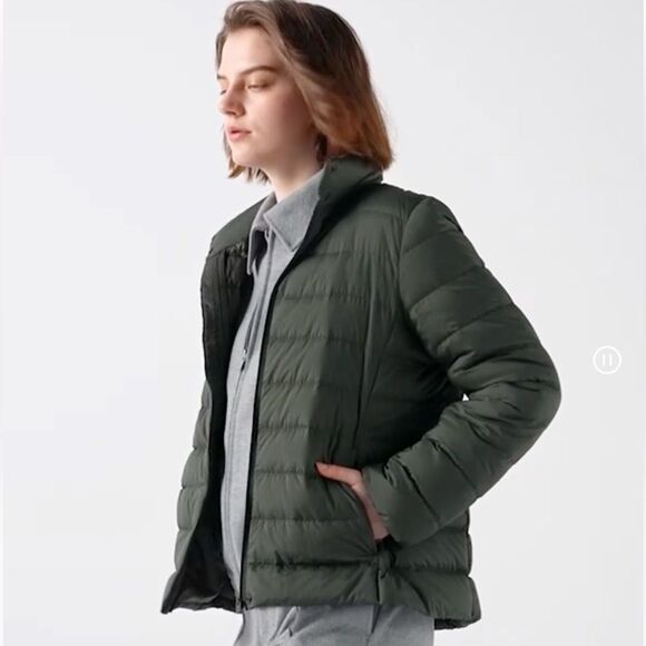 Uniqlo Women’s Down Green Lightweight Puffer Jacket - Picture 7 of 7